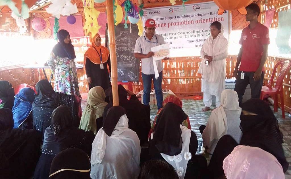 HYGIENE PROMOTION TRAINING AMONG ROHINGYA REFUGEES IN THE CAMPS